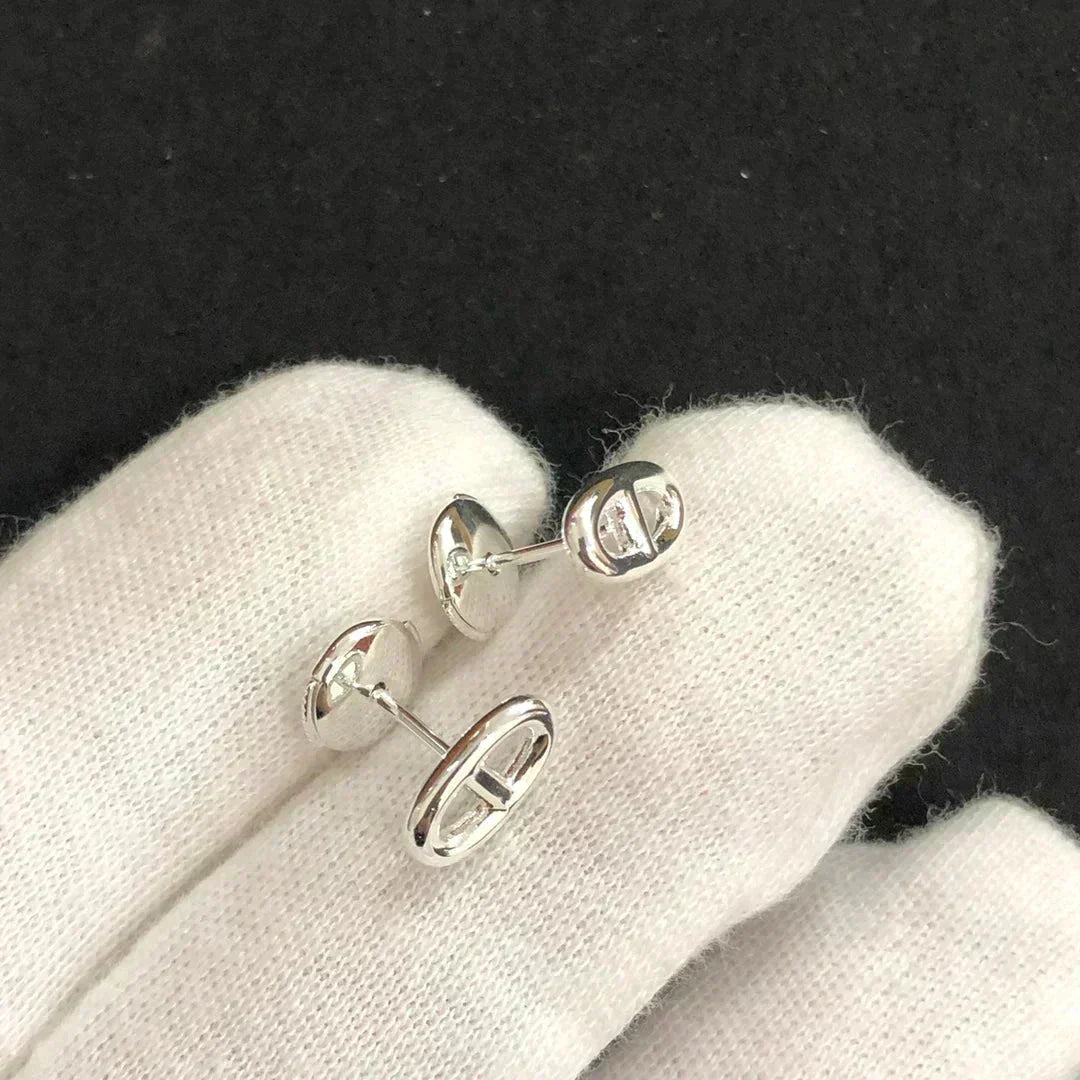 [Mystic Crown]CHAINE SMALL EARRINGS GOLD AND SILVER