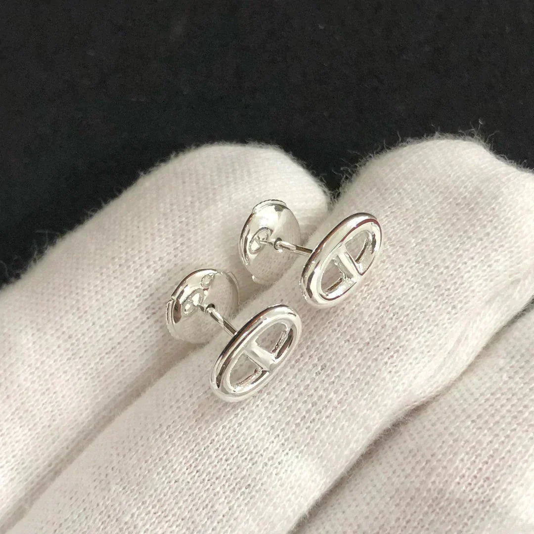 [Mystic Crown]CHAINE SMALL EARRINGS GOLD AND SILVER