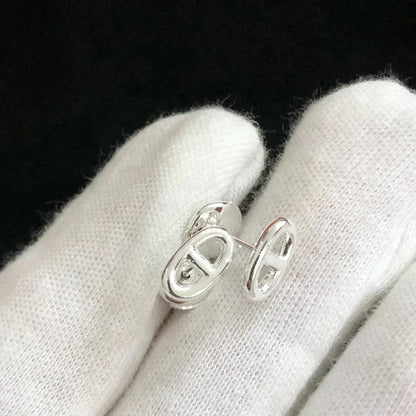 [Mystic Crown]CHAINE SMALL EARRINGS GOLD AND SILVER