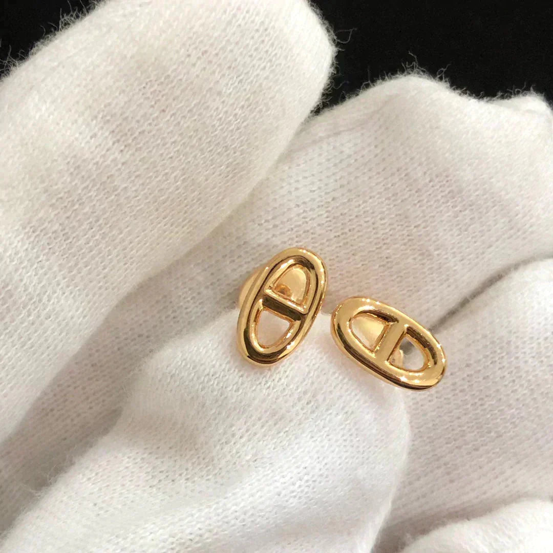 [Mystic Crown]CHAINE SMALL EARRINGS GOLD AND SILVER