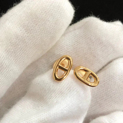 [Mystic Crown]CHAINE SMALL EARRINGS GOLD AND SILVER
