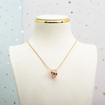 [Mystic Crown]SERPENTI PINK GOLD NECKLACE DIAMOND