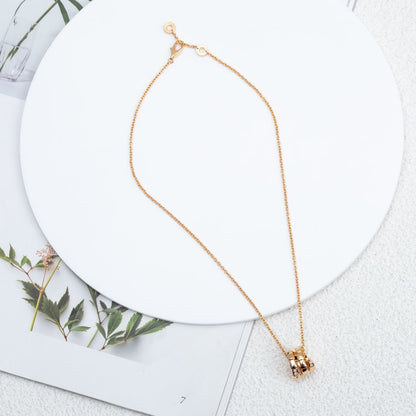 [Mystic Crown]SERPENTI PINK GOLD NECKLACE DIAMOND