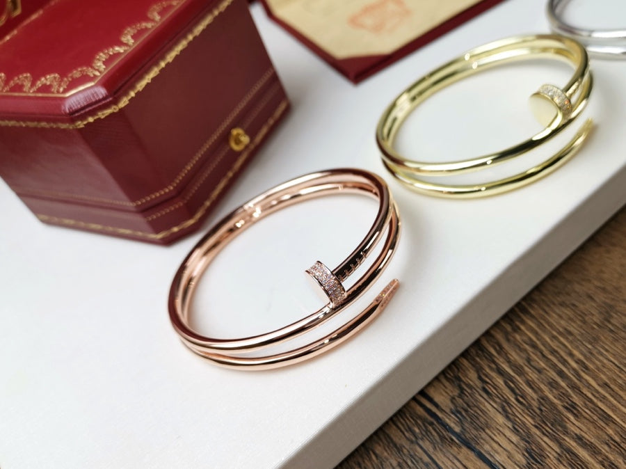 [Mystic Crown]JUSTE BRACELET 3.5MM DOUBLE ROW DIAMOND