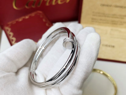 [Mystic Crown]JUSTE BRACELET 3.5MM DOUBLE ROW DIAMOND