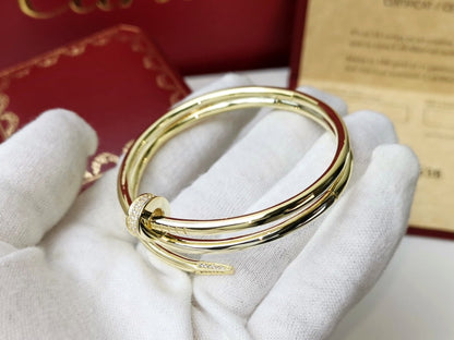[Mystic Crown]JUSTE BRACELET 3.5MM DOUBLE ROW DIAMOND