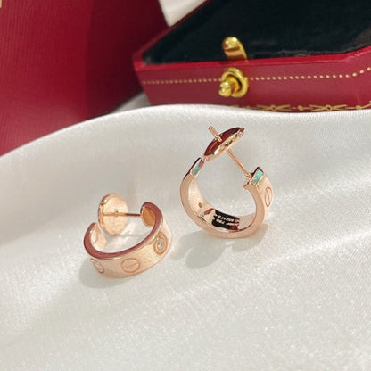 [Mystic Crown]LOVE EARRINGS 5.7MM 2 DIAMONDS