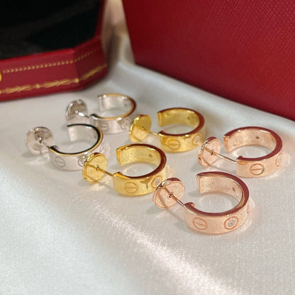 [Mystic Crown]LOVE EARRINGS 5.7MM 2 DIAMONDS