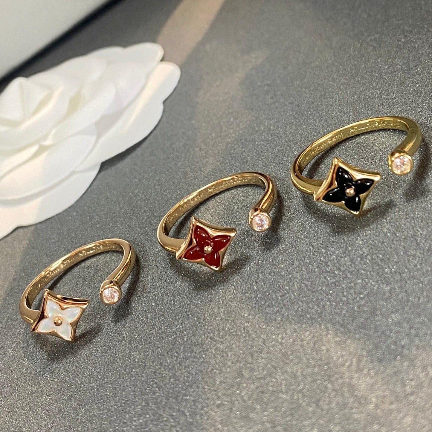 [Mystic Crown]STAR 1 DIAMOND OPEN RING