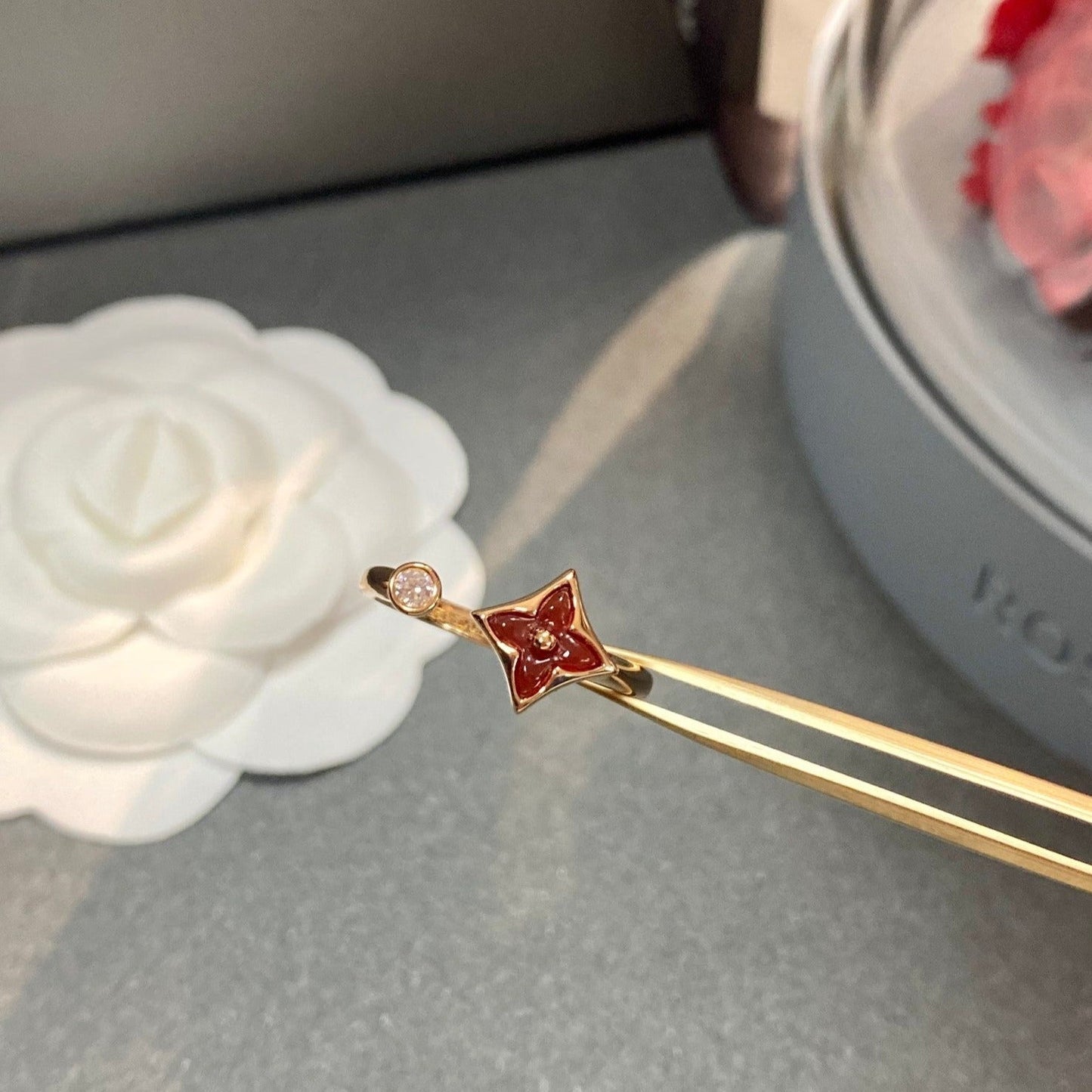 [Mystic Crown]STAR 1 DIAMOND OPEN RING