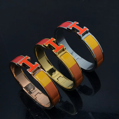 [Mystic Crown]H BRACELET ORANGE RAINBOW CERAMIC