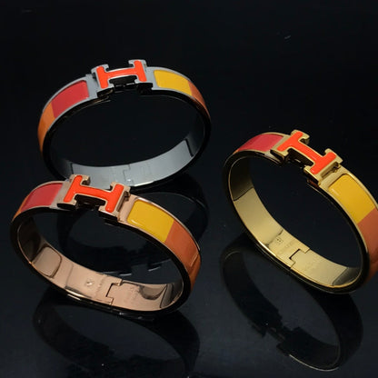 [Mystic Crown]H BRACELET ORANGE RAINBOW CERAMIC
