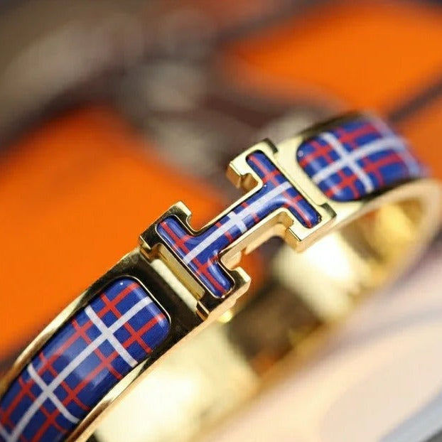 [Mystic Crown]H TARTAN BRACELET 12MM