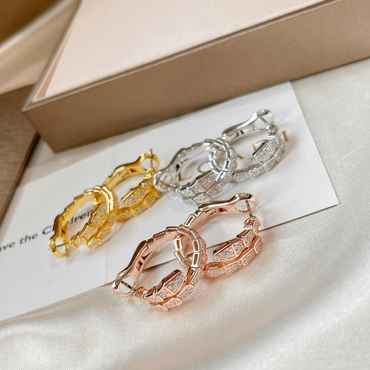 [Mystic Crown]SERPENTI EARRINGS DIAMOND