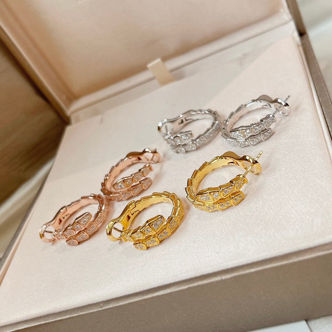 [Mystic Crown]SERPENTI EARRINGS DIAMOND