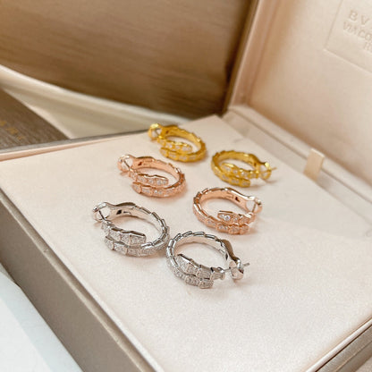 [Mystic Crown]SERPENTI EARRINGS DIAMOND