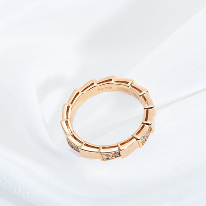 [Mystic Crown]SERPENTI RING PINK GOLD  3MM