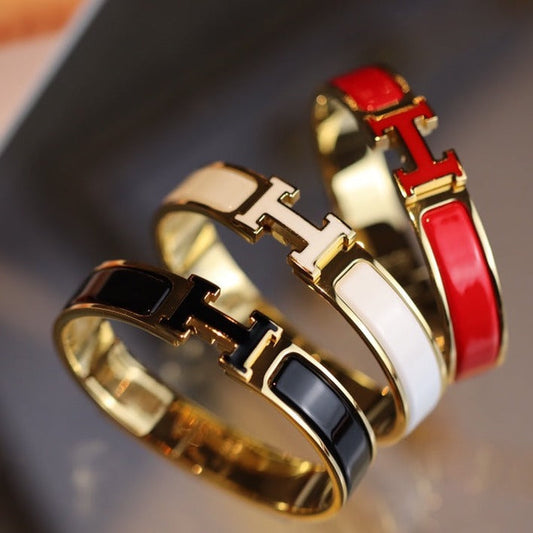 [Mystic Crown]H BRACELET 12MM GOLD