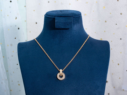 [Mystic Crown]GARI NECKLACE PINK GOLD DIAMOND
