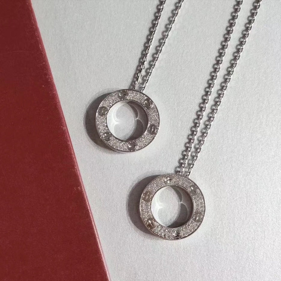 [Mystic Crown]LOVE NECKLACE ADJUSTABLE SILVER