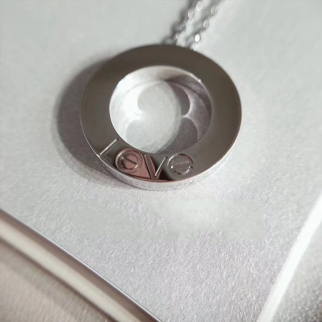 [Mystic Crown]LOVE NECKLACE ADJUSTABLE SILVER