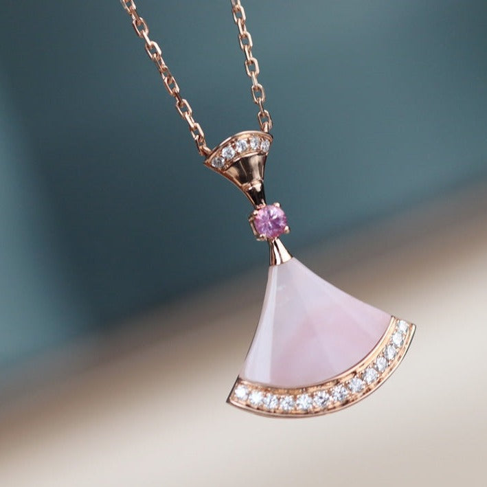 [Mystic Crown]DREAM NECKLACE PINK MOP DIAMOND