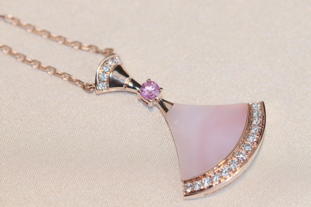 [Mystic Crown]DREAM NECKLACE PINK MOP DIAMOND