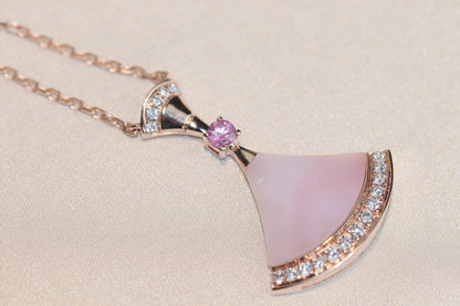 [Mystic Crown]DREAM NECKLACE PINK MOP DIAMOND