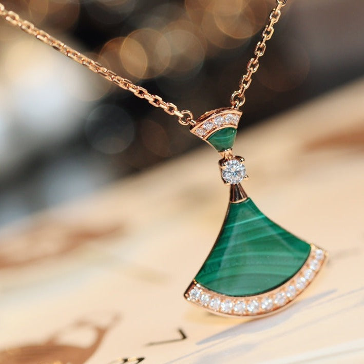 [Mystic Crown]DREAM NECKLACE MALACHITE DIAMOND