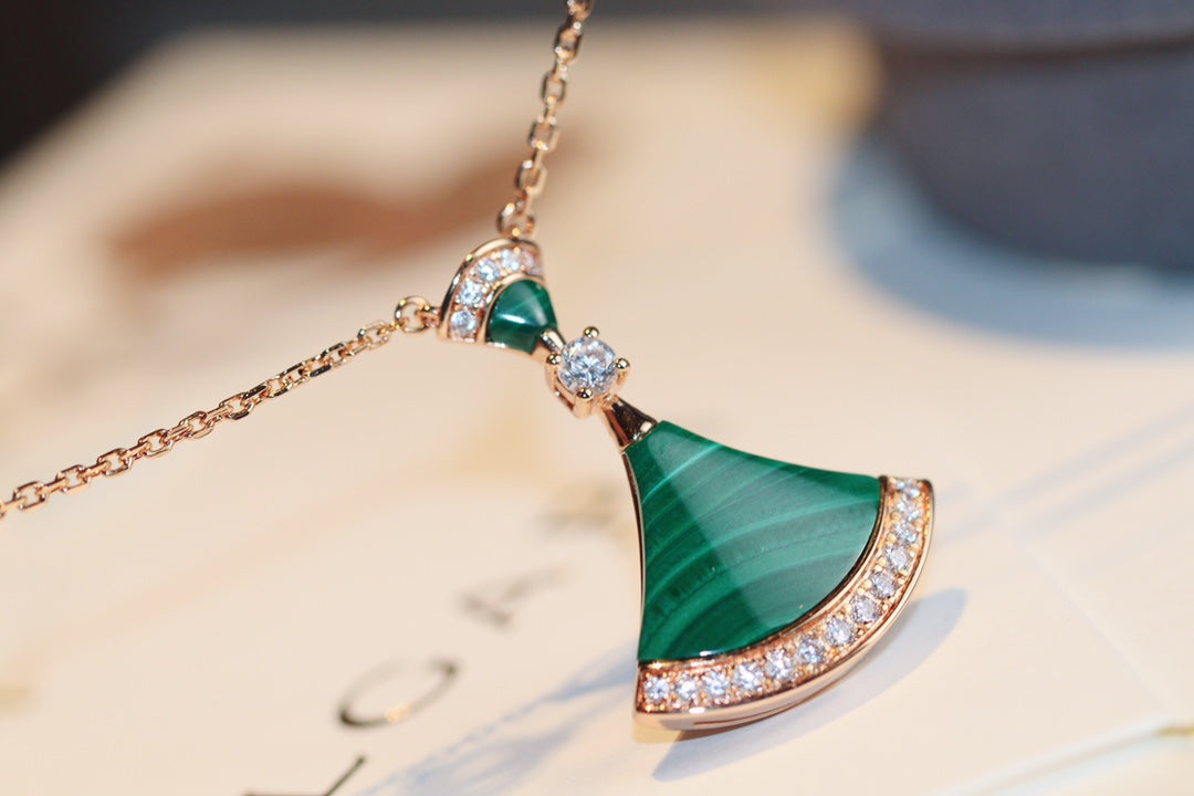 [Mystic Crown]DREAM NECKLACE MALACHITE DIAMOND