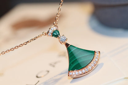 [Mystic Crown]DREAM NECKLACE MALACHITE DIAMOND