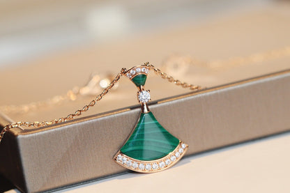 [Mystic Crown]DREAM NECKLACE MALACHITE DIAMOND