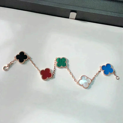 [Mystic Crown]CLOVER 5 MOTIFS MULTICOLOR  BRACELET