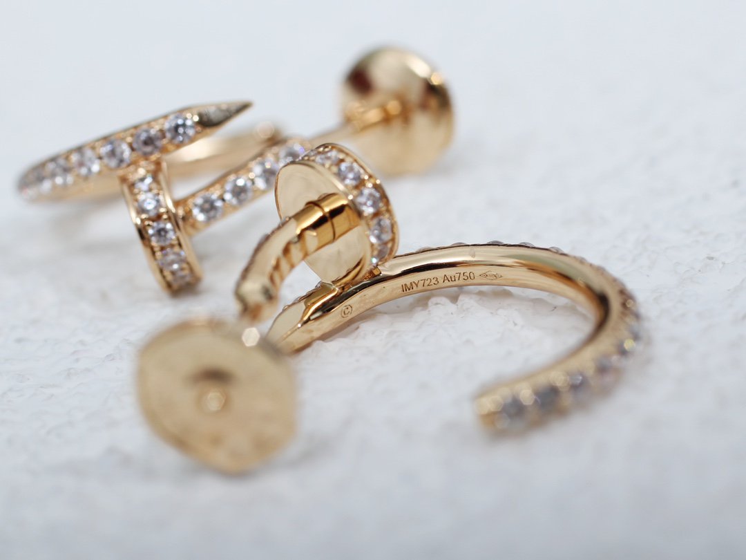 [Mystic Crown]JUSTE EARRINGS 12.75MM PINK GOLD DIAMOND