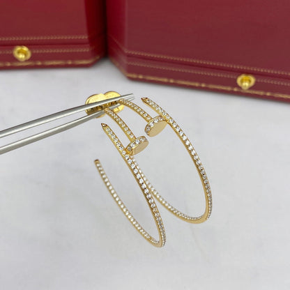 [Mystic Crown]JUSTE EARRINGS FULL DIAMONDS 1.8MM