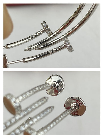 [Mystic Crown]JUSTE EARRINGS FULL DIAMONDS 1.8MM