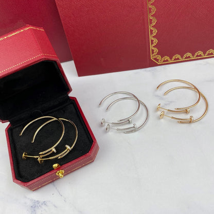 [Mystic Crown]JUSTE EARRINGS FULL DIAMONDS 1.8MM