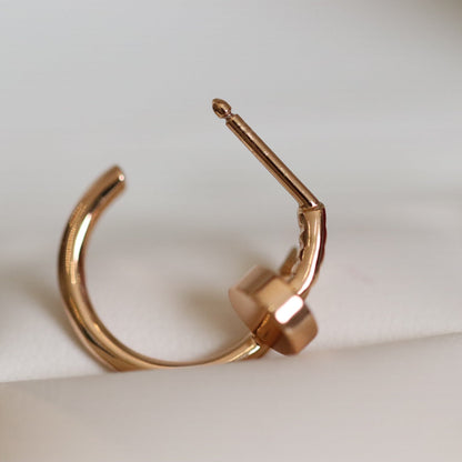 [Mystic Crown]JUSTE EARRINGS PINK GOLD
