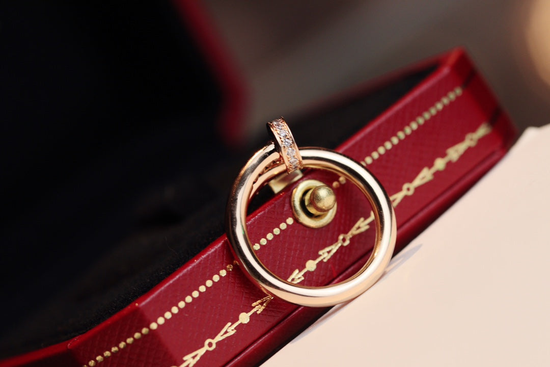 [Mystic Crown]JUSTE RING 2.65MM PINK GOLD DIAMOND