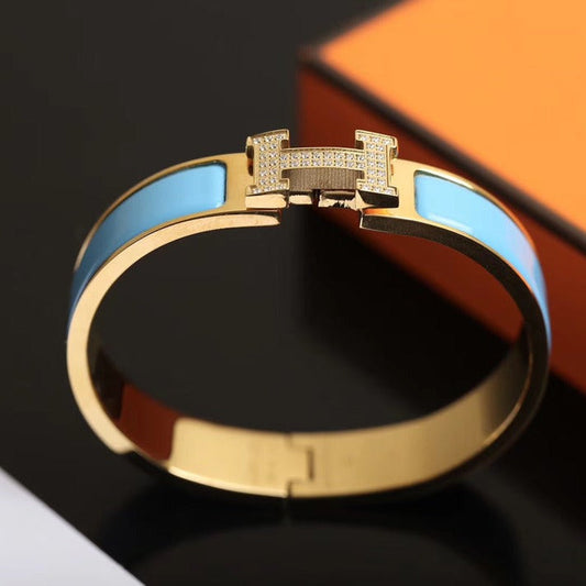 [Mystic Crown]H CLOUD BLUE BRACELET GOLD DIAMOND