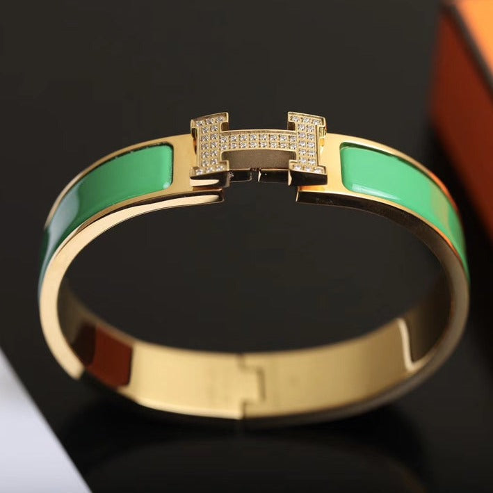 [Mystic Crown]H BRACELET GOLD DIAMOND