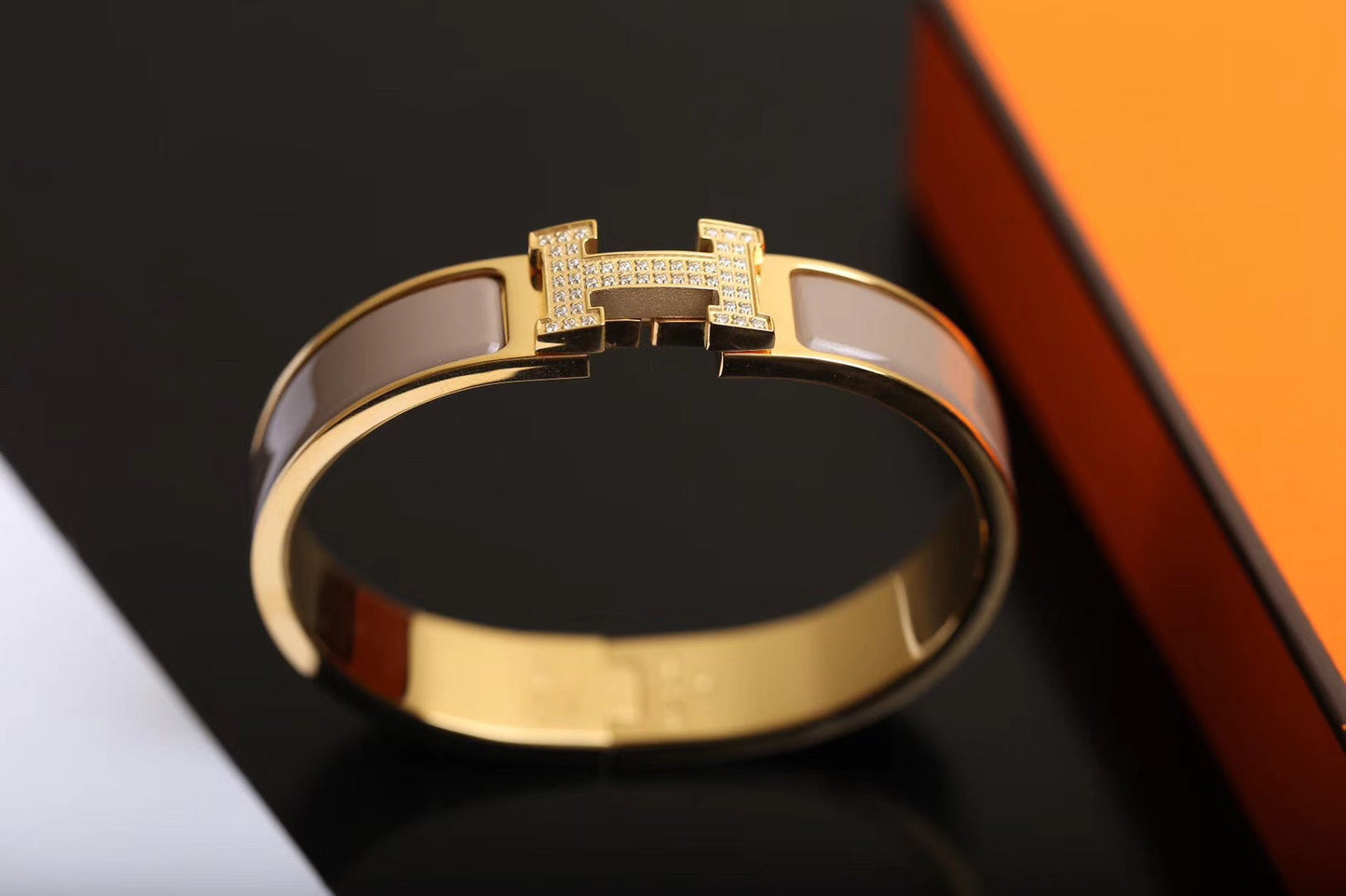 [Mystic Crown]H BRACELET GOLD DIAMOND