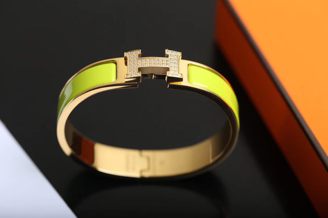 [Mystic Crown]H BRACELET GOLD DIAMOND