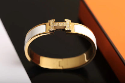 [Mystic Crown]H BRACELET GOLD DIAMOND