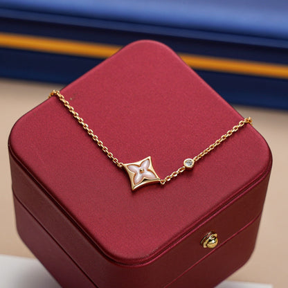 [Mystic Crown]STAR 1 DIAMOND PINK GOLD BRACELET