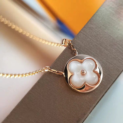 [Mystic Crown]SUN MOP GOLD 1 DIAMOND NECKLACE