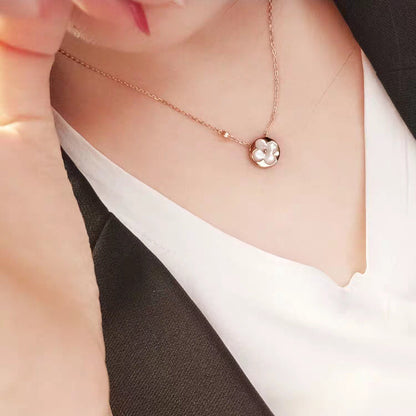 [Mystic Crown]SUN MOP GOLD 1 DIAMOND NECKLACE