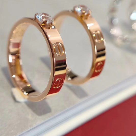 [Mystic Crown]LOVE RING 3.6MM 1 BIG DIAMOND
