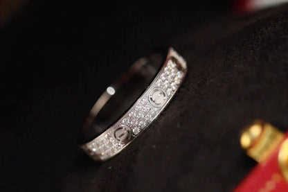 [Mystic Crown]LOVE RING 3.6MM DIAMOND PAVED