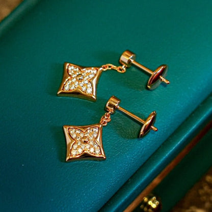 [Mystic Crown]STAR DIAMONDS EARRINGS GOLD